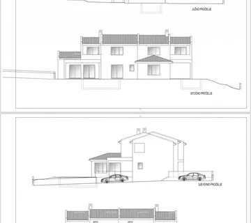 Kuća Prodaja moderne dupleks vile s bazenom, Kožljani, Barban!