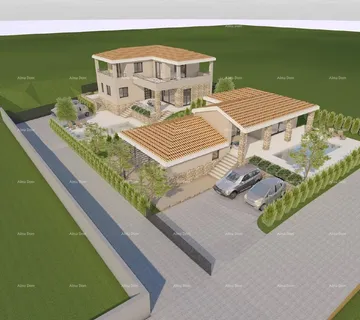 Građevinsko zemljište Istra. Bibići. Prodaja građevinskog zemljišta sa ishodovanom pravomoćnom građevinskom dozvolom., Bibići.