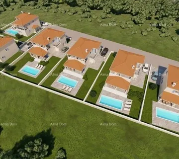 Kuća LIŽNJAN! PRODAJA KUĆA U IZGRADNJI S BAZENOM.