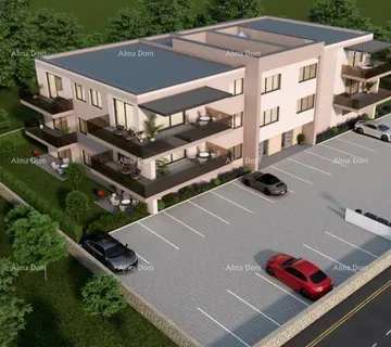 Stan Dvosoban stan s vrtom, 84 m2 – Novi projekt u Taru! - Poreč