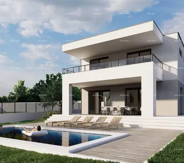 Kuća GALIŽANA - Prodaja moderne kuće s bazenom i pogledom ma more