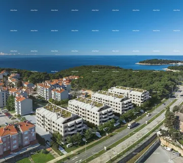 Stan Prodaja stanova u novom stambenom projektu na eksluzivnoj lokaciji, 300 m od mora, Pula, Stoja, Valkane.