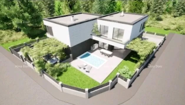 Kuća Ližnjan, duplex kuća sa bazenom 120m2. - cover