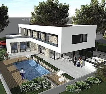 Kuća Samostojeća vila s bazenom i pogledom na more! Krnica, Peruški! - Krnica, Marčana