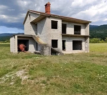 Kuća Prodaje se kuća u fazi izgradnje, blizu Lupoglava - cover