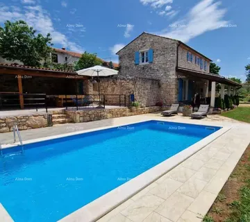Kuća Renovirana istarska kamena kuća s bazenom. Lovreč. - Sveti Lovreč Pazenatički
