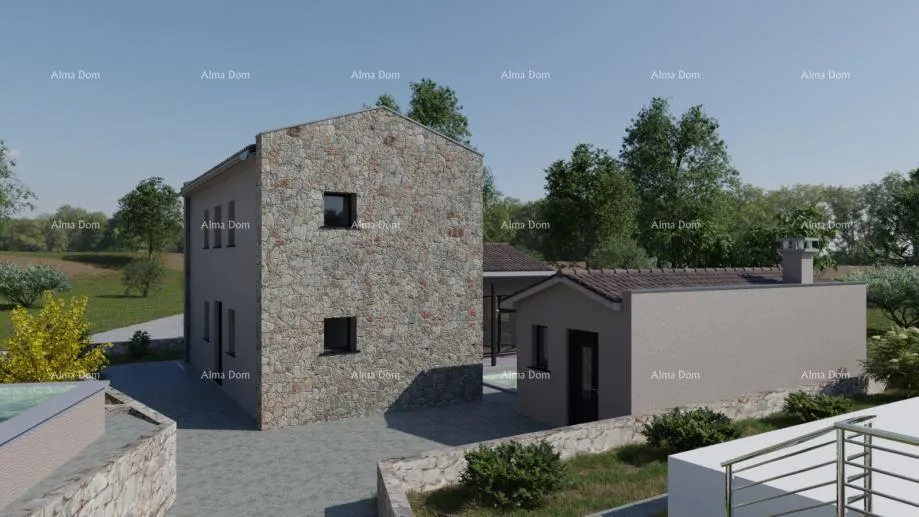 Kuća MARČANA MODERNA VILA S BAZENOM U GRADNJI. - cover