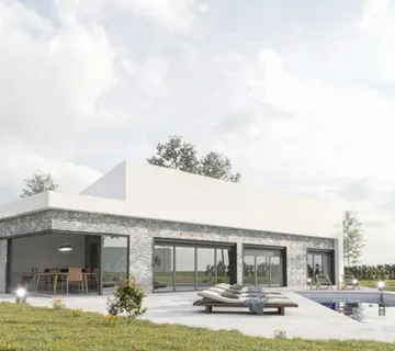 Građevinsko zemljište Prodaja građevinske parcele s građevinskom dozvolom za izgradnju moderne obiteljske kuće, blizina Barbana!