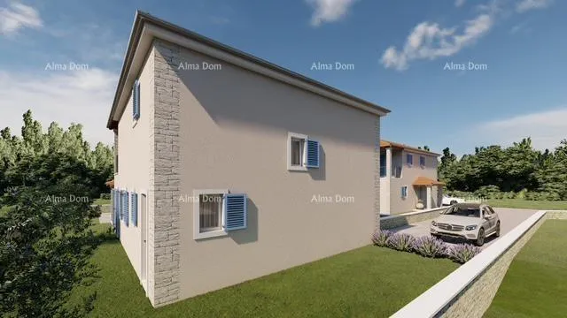 Kuća LIŽNJAN! PRODAJA KUĆA U IZGRADNJI S BAZENOM. - cover