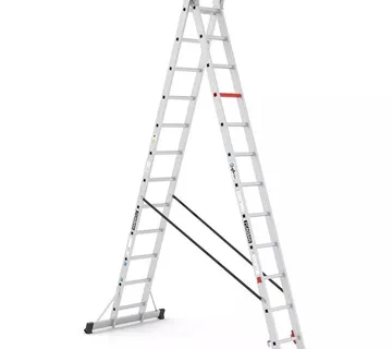 Aluminijske dvodijelne ljestve - 2x12 gazišta - CAGSAN - Stari Mikanovci