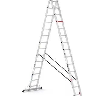 Aluminijske dvodijelne ljestve - 2x14 gazišta - CAGSAN - Stari Mikanovci