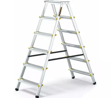 Aluminijske ljestve duple - 2x6 gazišta - Stari Mikanovci