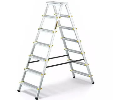 Aluminijske ljestve duple - 2x7 gazišta - Stari Mikanovci