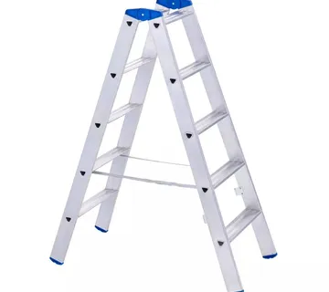 Aluminijske ljestve dvostrane - 2x5 gazišta - Stari Mikanovci
