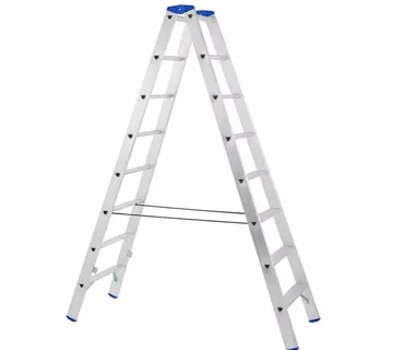 Aluminijske ljestve dvostrane - 2x8 gazišta - Stari Mikanovci