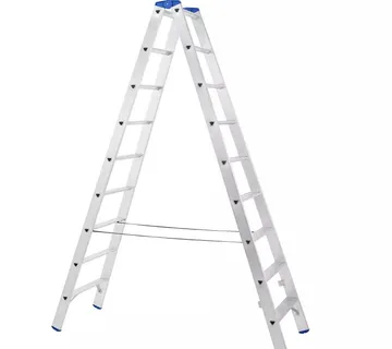 Aluminijske ljestve dvostrane - 2x9 gazišta - Stari Mikanovci