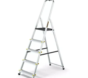 Aluminijske ljestve kućne - 1x5 gazišta - Stari Mikanovci