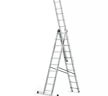 Aluminijske ljestve profesionalne trodijelne 3x10 gazišta - Stari Mikanovci
