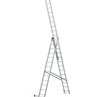 Aluminijske ljestve profesionalne trodijelne 3x13 gazišta - Stari Mikanovci