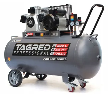 Tihi bezuljni klipni kompresor 200 l, 10 bara, 510 l/min, 230V - cover