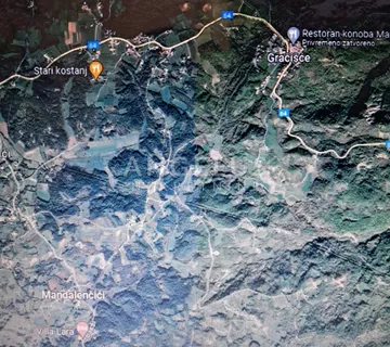 Istra, Pazin – Gračišće, poljoprivredno zemljište 12.206 m2 - Mandalenčići, Gračišće
