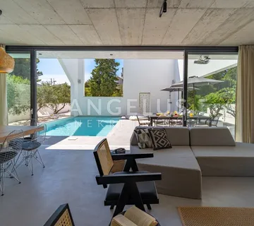 Brač - Luksuzna moderna vila s bazenom, saunom i pogledom na more, 366 m2 - Supetar