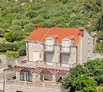 Dubrovnik, Orašac - Samostojeća kamena kuća s panoramskim pogledom na more – PRODAJA - Orašac, Dubrovnik