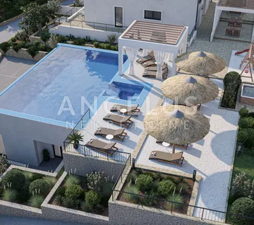 Brač, Milna - stan sa pogledom na more, bazen i parking, PRODAJA - cover