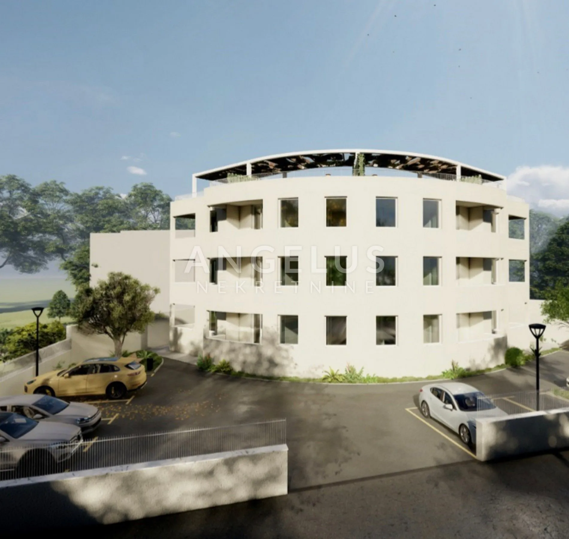 Šibenik, Žaborić - NOVOGRADNJA***  apartman u blizini mora sa velikom krovnom terasom - cover