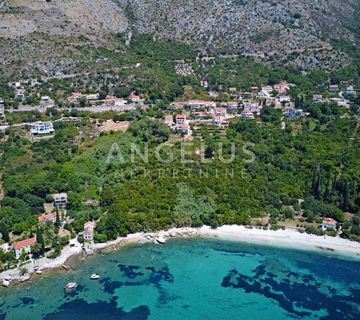 Župa Dubrovačka, Plat, građevinsko zemljište uz cestu, pogled more ,1200 m2 - cover