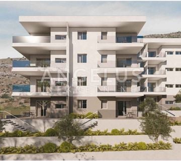 Trogir, Seget - stan u NOVOGRADNJI sa pogledom na more, 51.52 m2 - cover