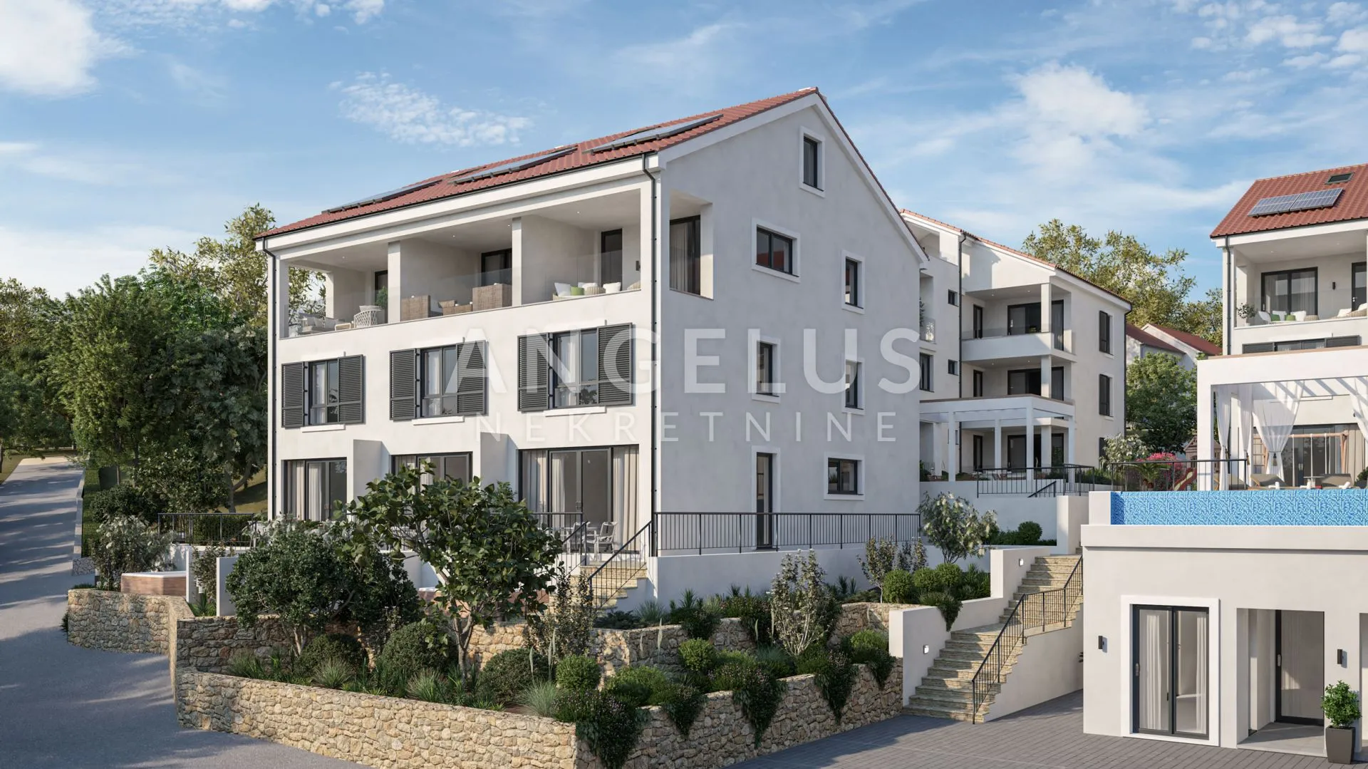 Brač, Milna - troetažni apartman, bazen i parking, PRODAJA - cover