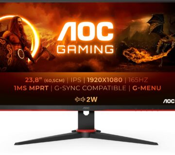 Monitor AOC 24G2SPU 60,5 cm (23,8") FHD IPS LED 1 ms FreeSync 165 Hz - cover