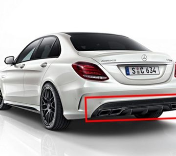 C63 AMG DIFUZOR + NASTAVCI AUSPUHA NIGHTPAKET/ KROM ZA MB C KL.W205 - cover