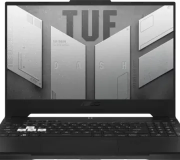 Laptop ASUS TUF Dash F15 FX517ZR-HN004W Black | Core i7-12650H | 16GB RAM | 512GB SSD | GeForce RTX 3070 / i7 / RAM 16 GB / SSD Pogon / 15,6″ FHD - cover