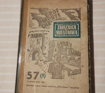 DUMAS ZARUČNICA S MILIJUNIMA NASTAVAK GROF MONTE CHRISTO ZAGREB 1952 - cover