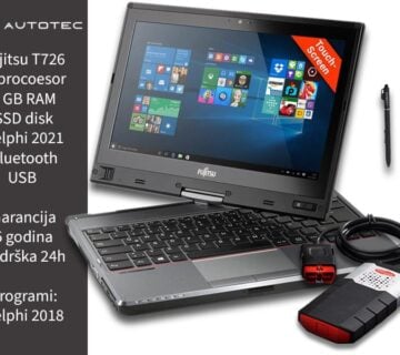 Auto dijagnostika Delphi UK 2021 Fujitsu i5 SSD autodijagnostika - cover