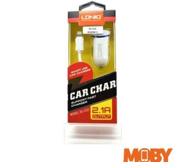 AUTO PUNJAČ LDNIO DL-C12 1USB+USB KABEL IPHONE 5/6/7/8 - cover