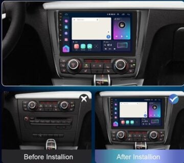 Autoradio Android BMW serija 1 (04-12) digitalna klima - cover