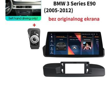 Autoradio Android BMW serije 3, E90 (04-12), za bez originalnog ekrana - cover