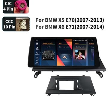 Autoradio Android BMW serije X5/X6, E71 (07-14) CCC, CIC - cover