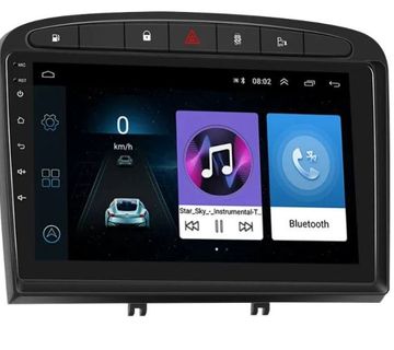 Autoradio Android Peugeot 308/408 (12-20) sivi - cover