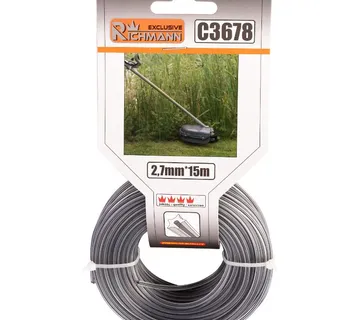 Okrugli flaks za trimer,dvodjelni, 2,7 mm, 15m - Prelog
