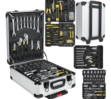 Set alata od 187 dijelova, aluminijski kovčeg - Prelog