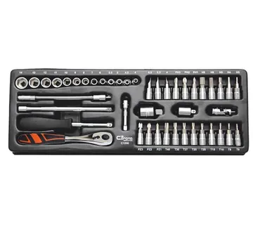Set nasadnih ključeva, 1/4" - Prelog