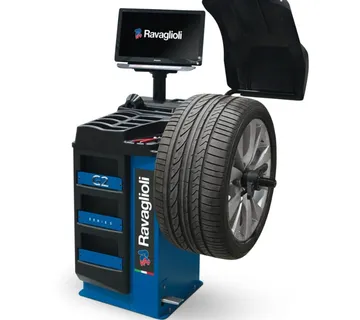 Poluautomatska balansirka kotača G2.140R, 10 – 26”, 240V - Prelog