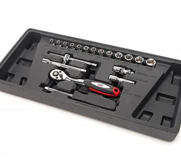 Set nasadnih ključeva 1/4" sa kutijom za kolica - Prelog