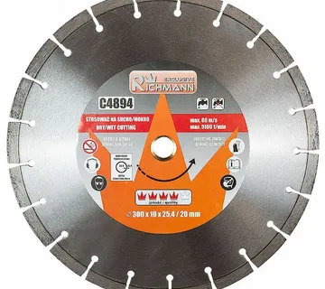 Rezna ploča dijamantna za beton, 300 x 25,4/20 mm exlusive - Prelog