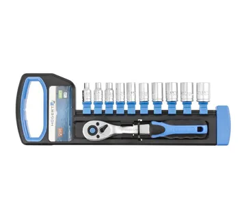 Set nasadnih ključeva s čegrtaljkom 1/4" - Prelog
