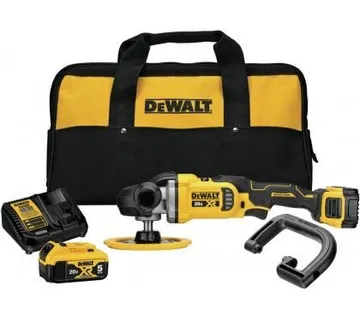 Dewalt set aku polirke, M14 navoj, 18V, torba + punjač + baterija - Prelog